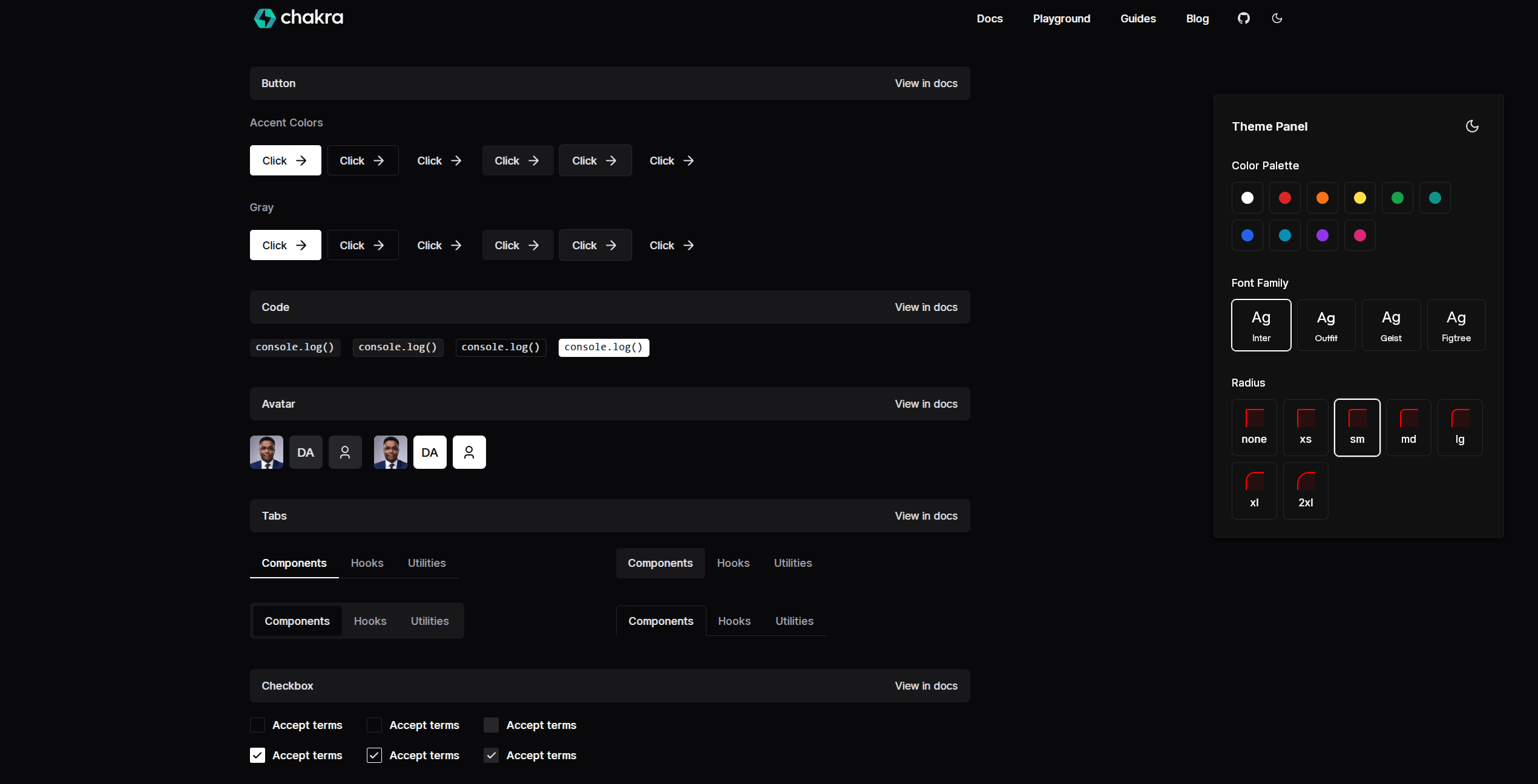 Chakra React UI screenshot 1