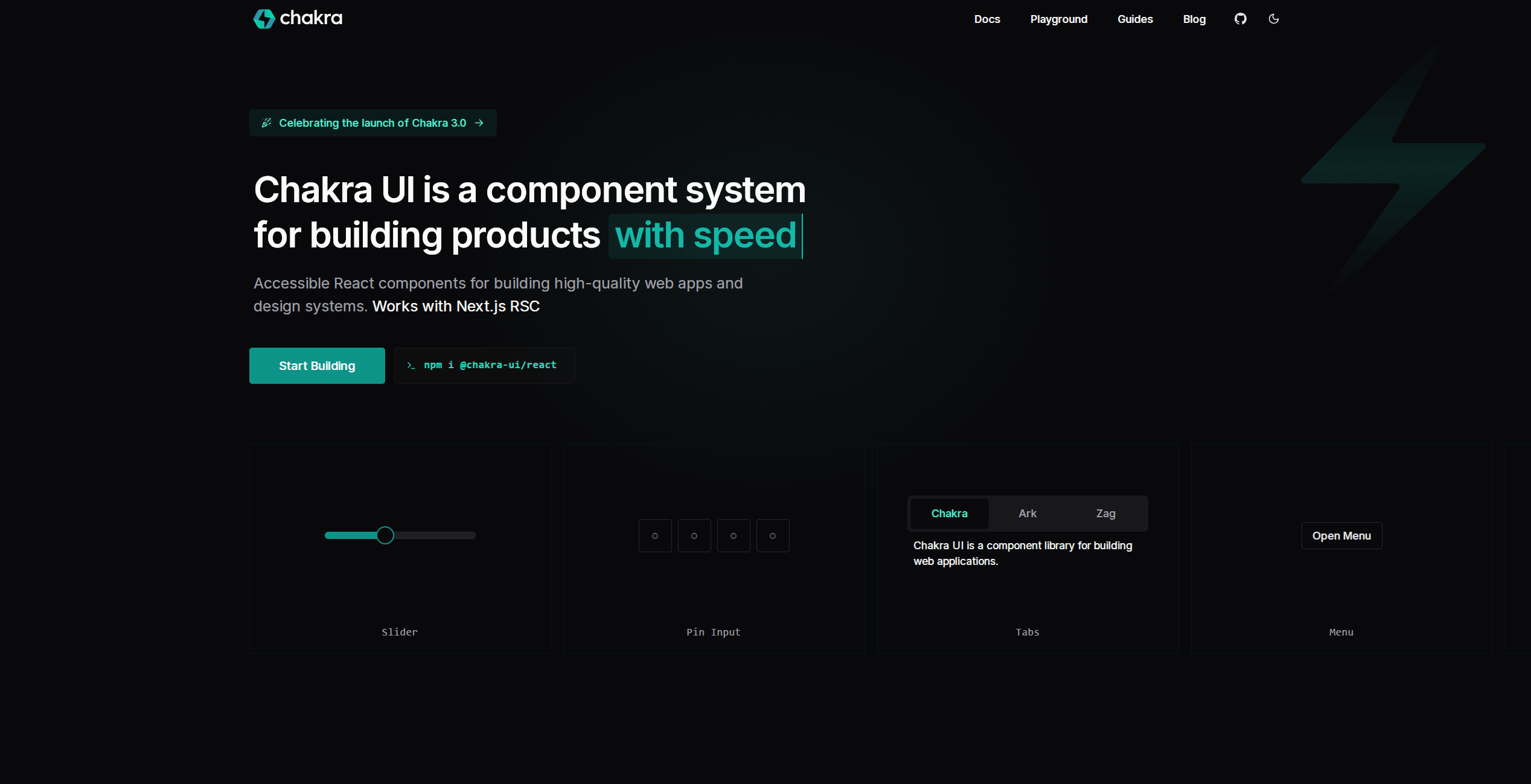 Chakra React UI screenshot 2